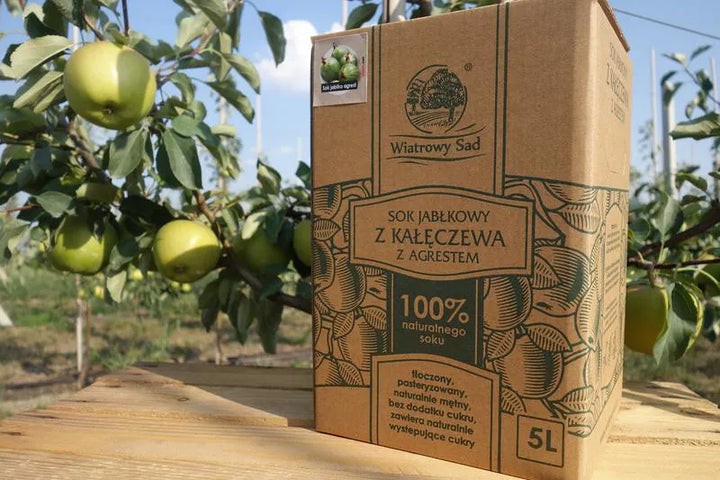 Sok jabłkowy z agrestem 5l
