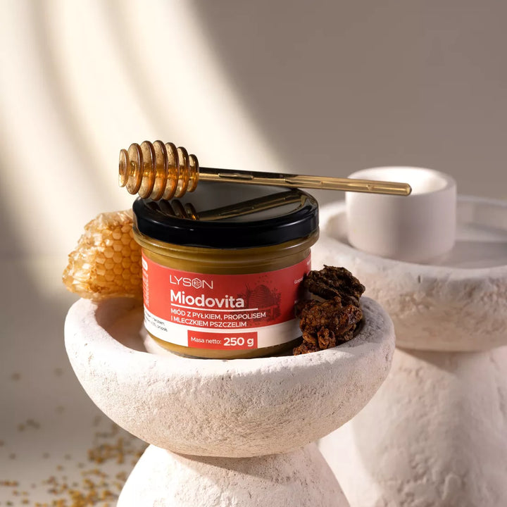 Miodovita miód z pyłkiem, propolisem i mleczkiem pszczelim 250g