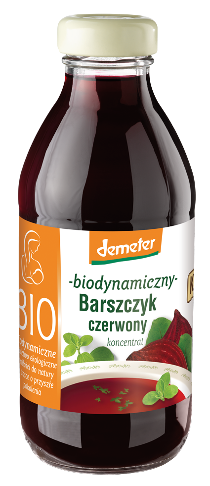 Barszczyk czerwony demeter bezglutenowy BIO koncentrat 320 ml Kowalewski