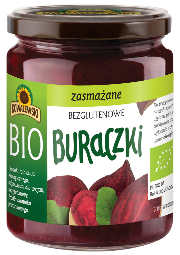 Buraczki zasmażane bezglutenowe BIO 540 ml