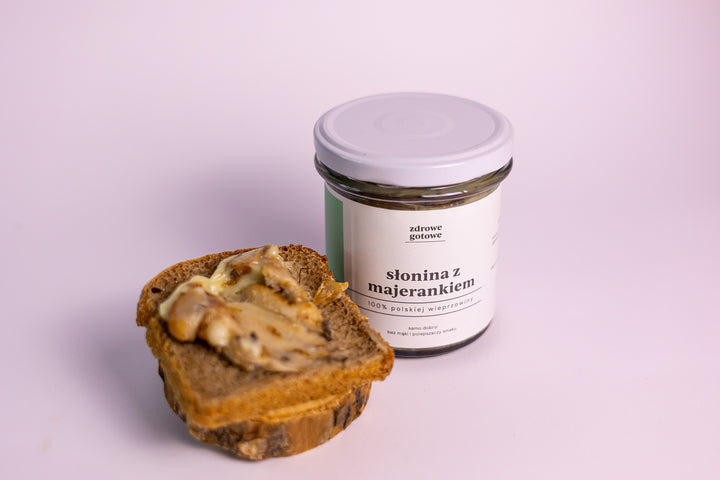 Kremowa słonina z majerankiem 250 g