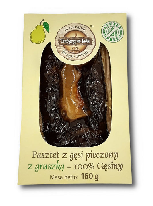 Pasztet pieczony, Gęsi z gruszką 160 g