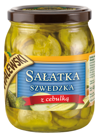 Sałatka szwedzka z cebulką 540 ml