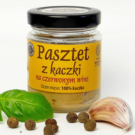 Pasztet z kaczki na czerwonym winie 80 g