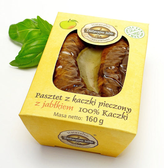 Pasztet z kaczki pieczony z jabłkiem 160 g