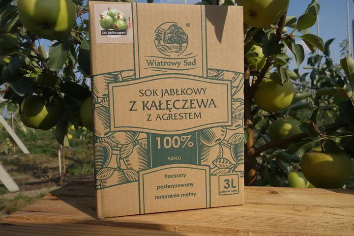 Sok jabłkowy z agrestem 3l