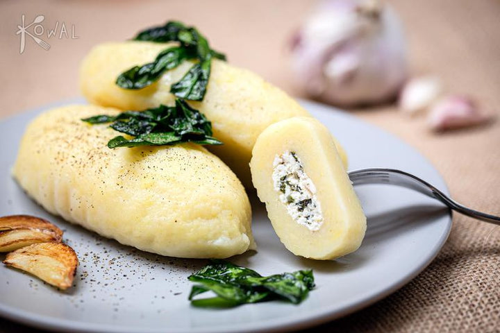 Domowe cepeliny z twarogiem i szpinakiem 500 g