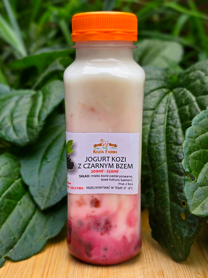 Jogurt kozi z czarnym bzem 250 ml