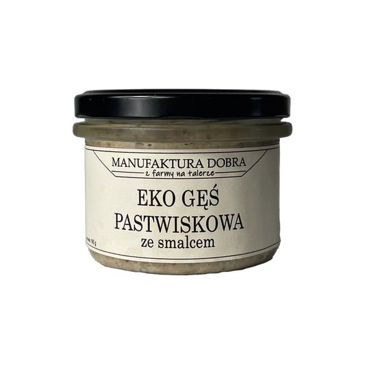 Gęś Pastwiskowa ze smalcem EKO 190 g