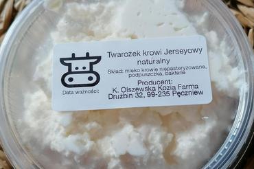 Twarożek krowi jerseyowy naturalny 200 g
