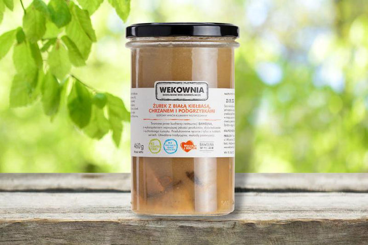 Żurek z białą kiełbasą, chrzanem i podgrzybkami 460 g