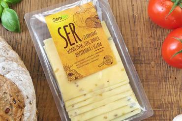 Ser z ziarnami w plastrach 125 g