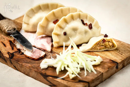 Pierogi z kapustą słodką i boczkiem 1 kg
