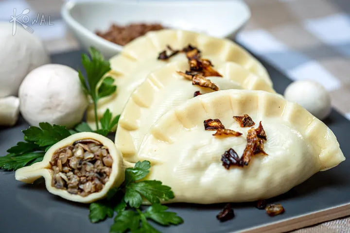 Pierogi z kaszą gryczaną i pieczarkami 1 kg