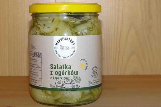 Sałatka z ogórków z koperkiem 540ml