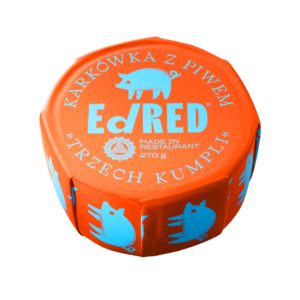 Konserwa karkówka z piwem "Trzech Kumpli" 270 g